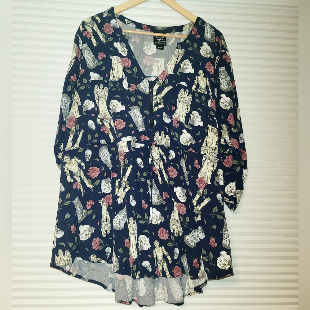 Torrid Her Universe Doctor Who Blouse